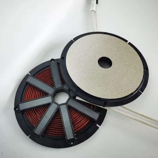 Bobina de aquecimento de cobre para fogão de indução elétrica personalizada para fogão de indução